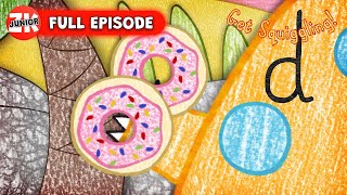 Letter D 🖍️  Get Squiggling Letters  Full Episode [upl. by Esyle610]