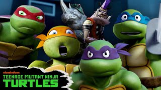 Turtles Rescue THEMSELVES from Another Dimension  quotWanted Bebop amp Rocksteadyquot Full Scene  TMNT [upl. by Jacques320]