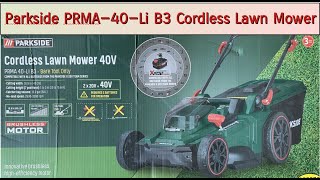 Lidl  Parkside Cordless Lawnmower [upl. by Thomasin]