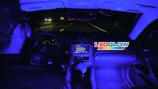 LEDGlows Blue Expandable SMD LED Interior Kit [upl. by Ocker]