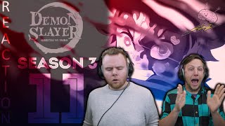 SOS Bros React  Demon Slayer Season 3 Episode 11  A Connected Bond Daybreak and First Light [upl. by Norej]