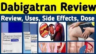 Dabigatran 150 mg 110 mg 75mg uses in hindi  Review Pradaxa 150 mg hindi  Side Effects Dose [upl. by Arodnap574]