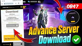 😍 Free Fire Ob47 Advance Server Kaise Download Karen  How To Download Ff Advance Server Ob47 [upl. by Ocirederf]