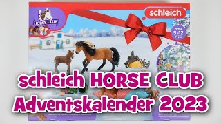 schleich HORSE CLUB Adventskalender 2023 98982  UNBOXING [upl. by Airt]