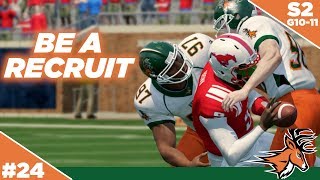 Be A Recruit Running the Table  Whitetails  NCAA Football 14  Ep 24 [upl. by Anitsirk]