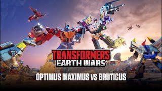 Character Spotlight OPTIMUS MAXIMUS vs BRUTICUS  Transformers Earth Wars DOWNLOAD Now [upl. by Eenaj169]