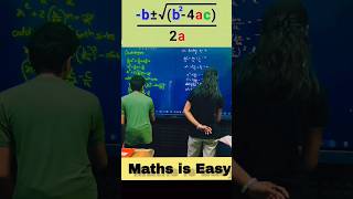 Quadratic Formula Derivation  Class 10th Maths Quadratic Equations  Sridharacharya Formula shorts [upl. by Akinnor]