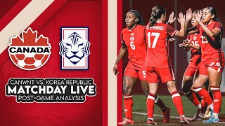 POSTGAME ANALYSIS CanWNT 🇨🇦 vs Korea Republic 🇰🇷 Dec 3 2024 [upl. by Hurd555]