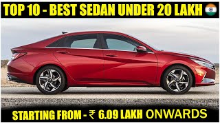 Top 10 Best Sedan Cars Under 20 lakh in India 2022  Price Mileage Features etc [upl. by Jill]