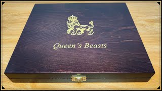 FULL COLLECTION of Queens Beasts 2oz Silver Coins  Unboxing [upl. by Eiuqram531]