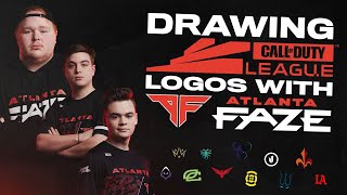 HOW WELL CAN ATLANTA FAZE DRAW CALL OF DUTY LEAGUE TEAM LOGOS FROM MEMORY [upl. by Harl]