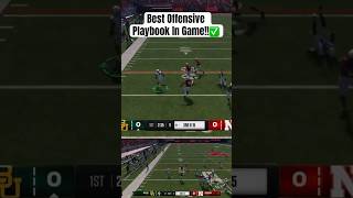 Best Offensive Playbook To Use✅💪collegefootball25 trending subscribe shorts views [upl. by Atteuqram]