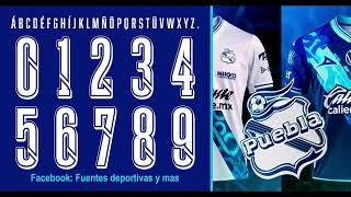 Tipografia Puebla 2024 free download Puebla Font 2024  2025 Fonte Puebla 2024 [upl. by Algy]