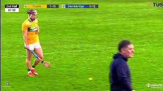 LAST 10 MINUTES OF FEAKLE V SIXMILEBRIDGE  2024 CLARE CLUB HURLING FINAL [upl. by Adnolat]