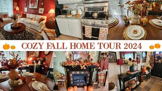 🍂COZY FALL HOME TOUR 2024 🍂 [upl. by Sixele]