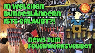 News zum Feuerwerksverbot 20  In welchen Bundesländern darf man [upl. by Freda]