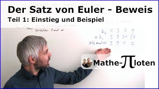 Satz von Euler  Beweis Teil 1 Einstieg und Beispiel [upl. by Aynam]