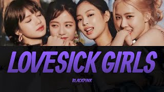 BLACKPINK  Lovesick Girls Lyrics Video  KPOPWorld Music [upl. by Wohlen171]