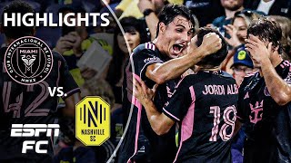 STUNNING GOAL FROM JORDI ALBA 🤩 Inter Miami vs Nashville SC  MLS Highlights  ESPN FC [upl. by Donica]