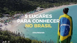 5 lugares incríveis para conhecer no BRASIL [upl. by Kemppe90]