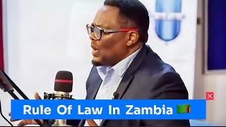 PF MMC Amb Emmanuel Mwamba DISCUSSES The Rule Of Law In Zambia 🇿🇲 [upl. by Garry646]