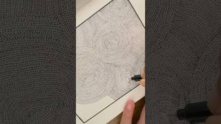 6 hours long dot art work in 40 seconds Part 13100 Dot Doodle shorts handdrawn [upl. by Rhianon]