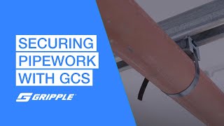 Securing Pipework With Gripples New GCS Pipe Clamp Solution [upl. by Yhpos]