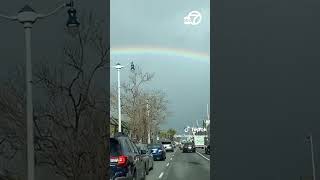 Massive rainbow spotted in SF sky after powerful storm [upl. by Say875]