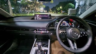 Mazda CX 30 2024  POV Night Drive amp Walkaround [upl. by Ffej]