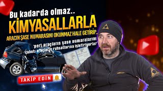 İCRALIK ARAÇLARIN ŞASE NUMARALARINA ASİT DÖKEREKBAŞKA ARAÇLARLARLA CHANGE DEĞİŞTİRİYORLAR [upl. by Enitsyrk]