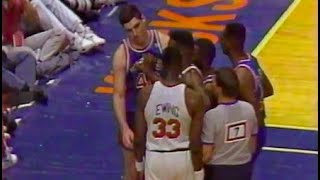 Bill Laimbeer vs Patrick Ewing Fight Comp [upl. by Oilisab249]