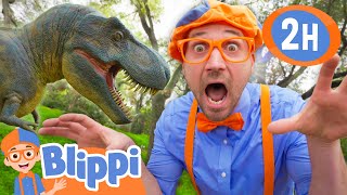 Learn About Dinosaurs with Blippi🦖  BEST OF BLIPPI TOYS  Educational Videos for Kids [upl. by Bathelda]