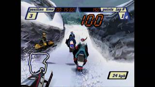 Sled Storm PS1 DEMO  Gameplay [upl. by Lesna453]