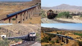 Train watching at Shindawane Ghats  8 trains compilation [upl. by Oap865]