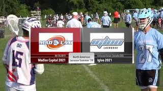 Igloo vs Madlax Capital 2021s Lacrosse Highlights  North American Lacrosse Tournament 2019 [upl. by Eleni369]