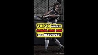 Top 10 Longest Softball Home Runs Ever Recorded [upl. by Past]