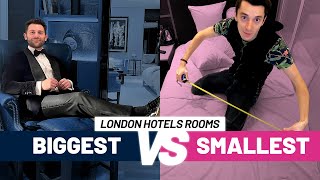 HOTEL COMPARISON Staying in London’s biggest amp smallest hotel rooms Rosewood vs Z Hotel [upl. by Maryanna]