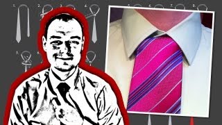 How to Tie a Necktie Onassis Knot [upl. by Arema]