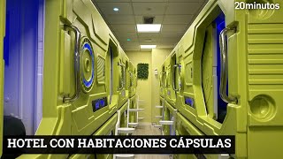 HOTEL CON HABITACIONES CÁPSULAS EN MADRID [upl. by Ytsirhk581]