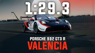 Valencia 1293  Porsche 992 GT3 R  GO Setups  ACC 1102 [upl. by Lapointe]