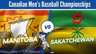 Manitoba VS Saskatchewan 2024 Baseball Canada Championships [upl. by Akela]