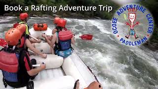 Raft Double Trouble Rapid on the Middle Ocoee River with OAC [upl. by Jacobo]