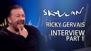 Ricky Gervais  Part 1  SVTNRKSkavlan [upl. by Biegel599]