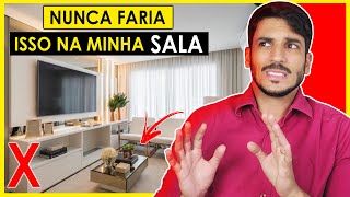 5 COISAS QUE EU AMO OU DETESTO EM SALA DE ESTAR E SALA DE JANTAR [upl. by Flodnar]