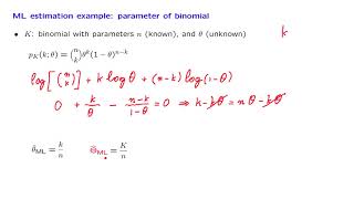 L2010 Maximum Likelihood Estimation Examples [upl. by Ibed]