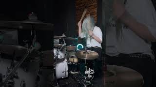 wage war — low  wagewar drumcover drummergirl femaledrummer drums metaldrummer metalcore [upl. by Rakso]