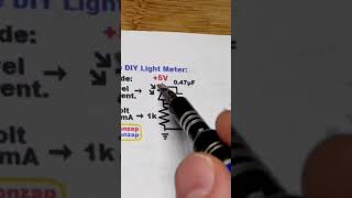 DIY Photodiode Light Intensity Sensor Circuit electronics howto diy [upl. by Pierette]