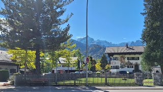 Garmisch Partenkirchen  Walking Tour amp Picturesque Landscape In Bavaria Germany  Travel Tales [upl. by Tiny]