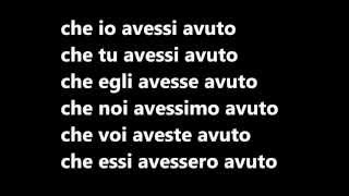 LEZIONI DI ITALIANO Coniugazione completa verbo avere [upl. by Greenquist]