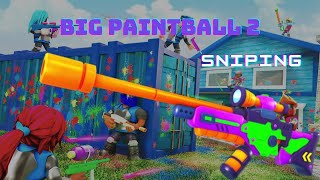 Sniping in Big Paintball 2 [upl. by Korb]